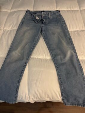 NYDJ ankle  Straight-Leg Jeans Sz 8